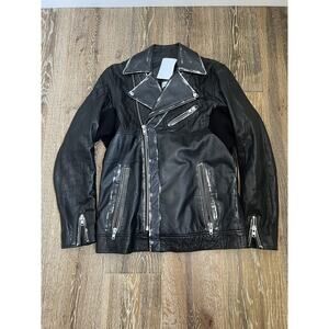 Drifter maverick biker leather jacket
